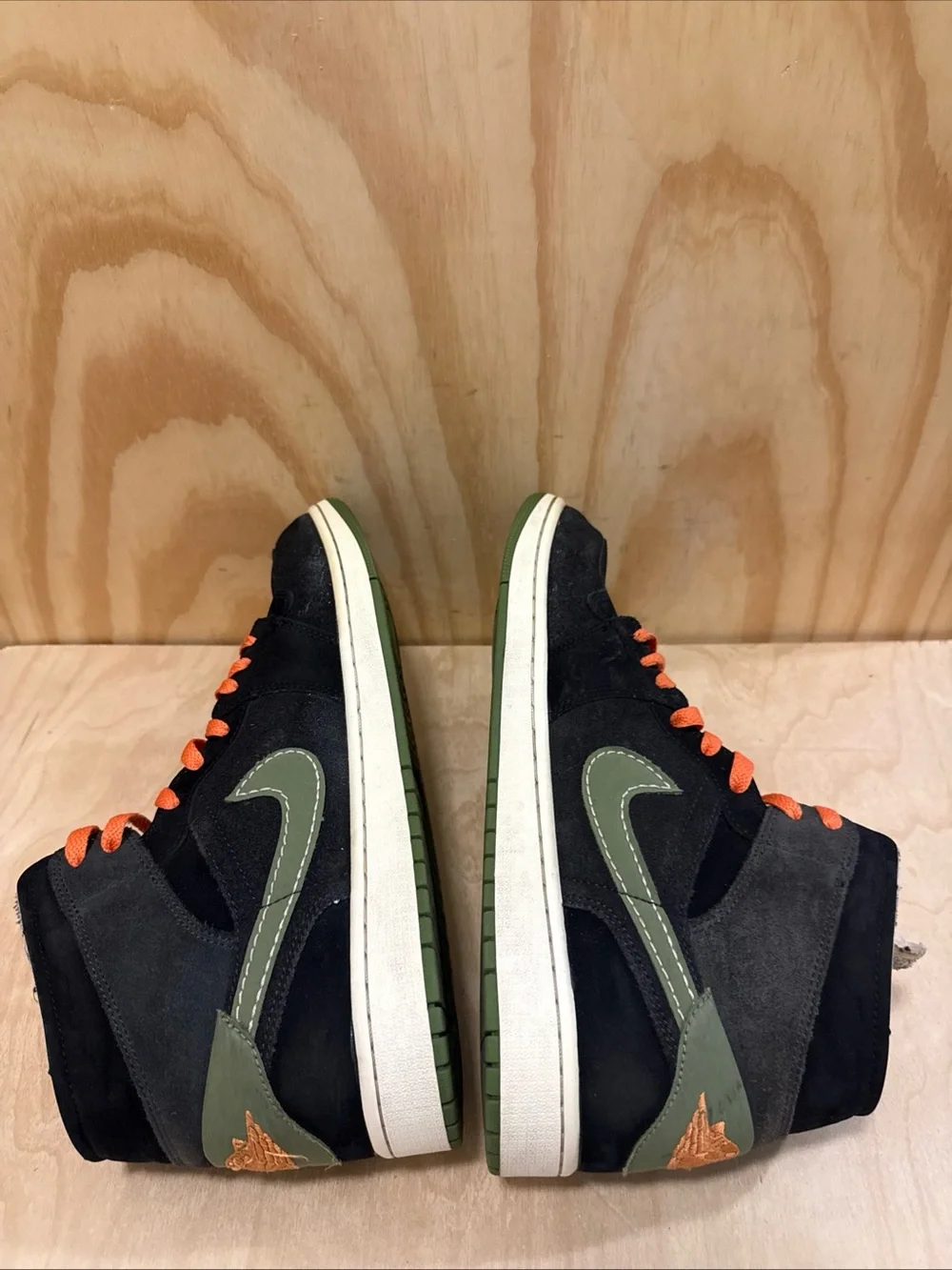 Nike Air Jordan 1 Mid SE Craft Halloween Light Olive Anthracite FD6817-003 sz 12
